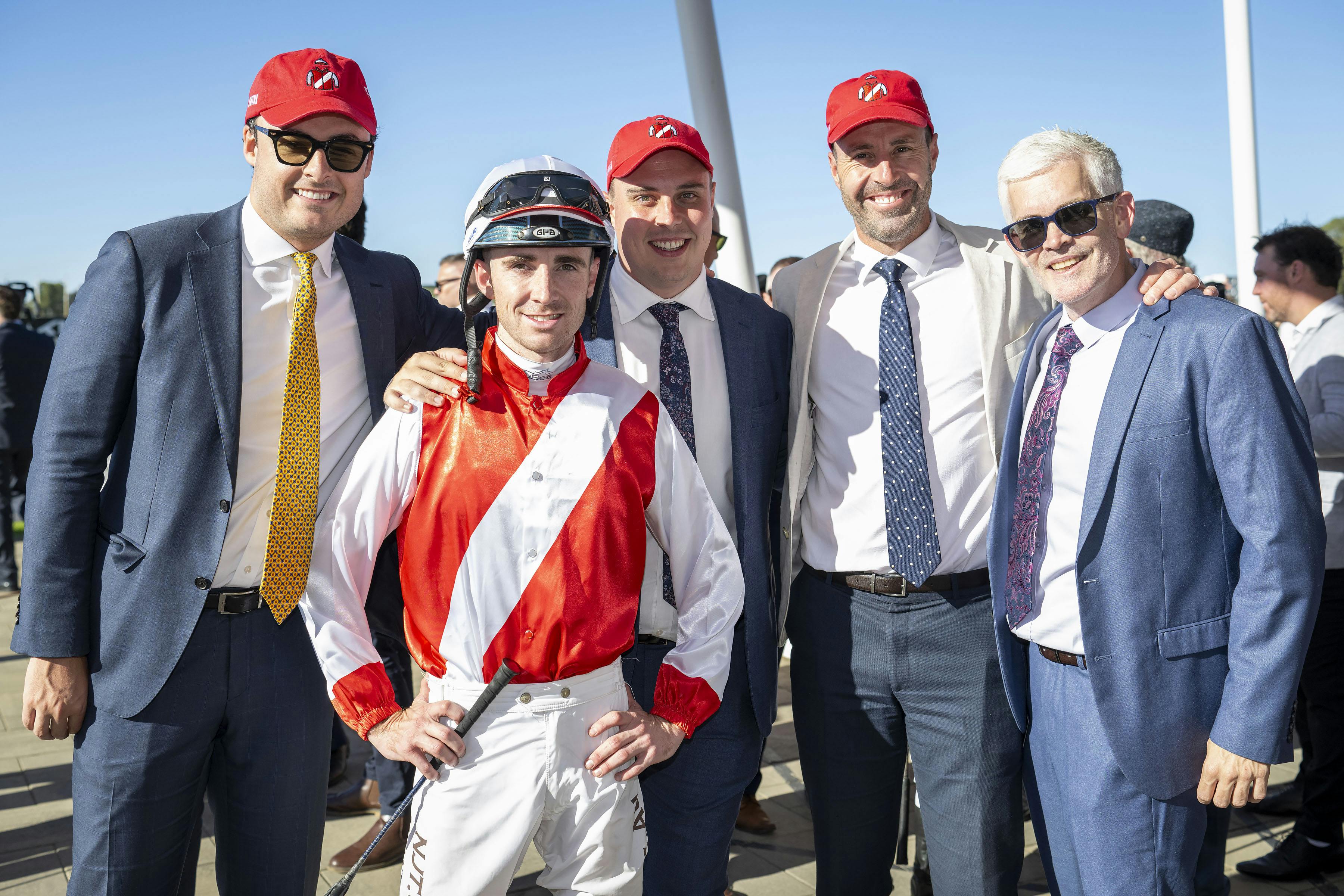 Chris Parnham with Slot Holders and Connections ahead of the 2024 Quokka